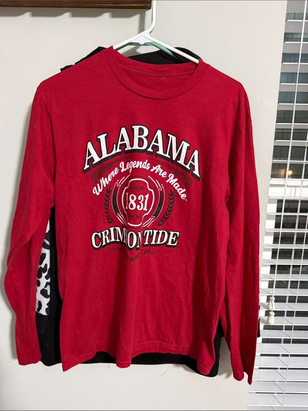 Alabama Crimson Tide Red Kids Long-Sleeve Shirt Youth XL